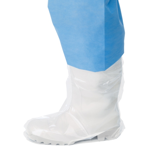 Disposable plastic boot store covers